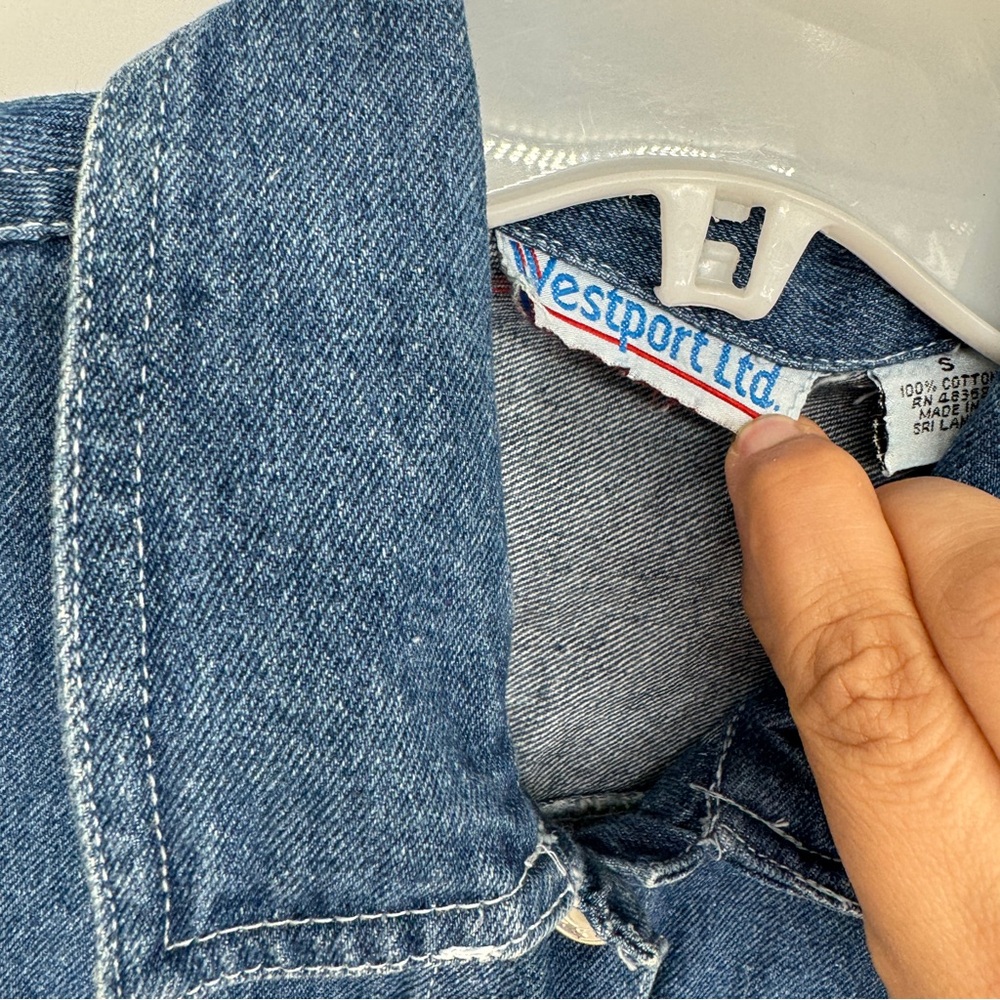 Vintage Westport Ltd. Jean denim vest - Picture 4 of 7